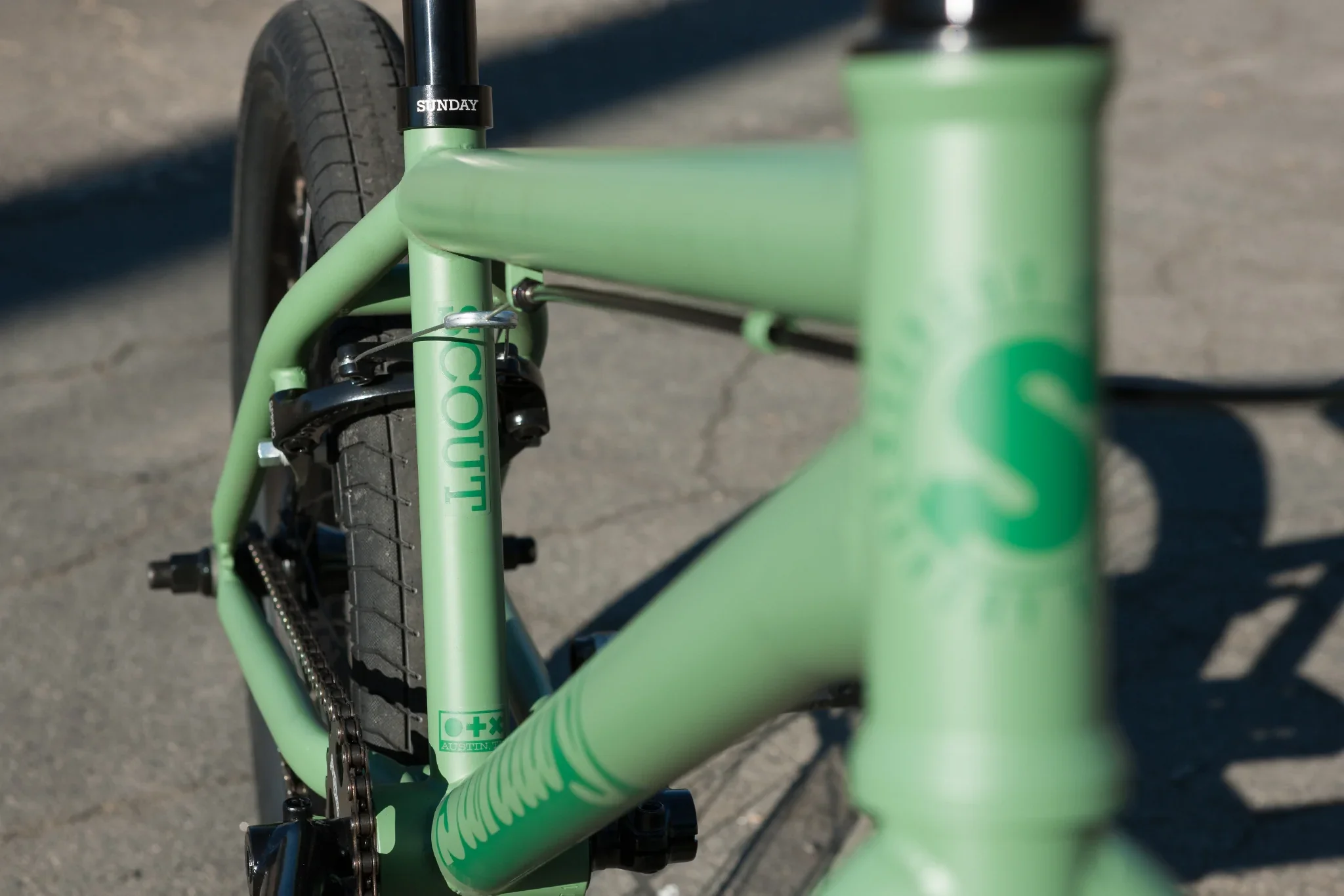 Sunday Scout 20.75″ Complete BMX Bike - Matte Sage Green - Image 8