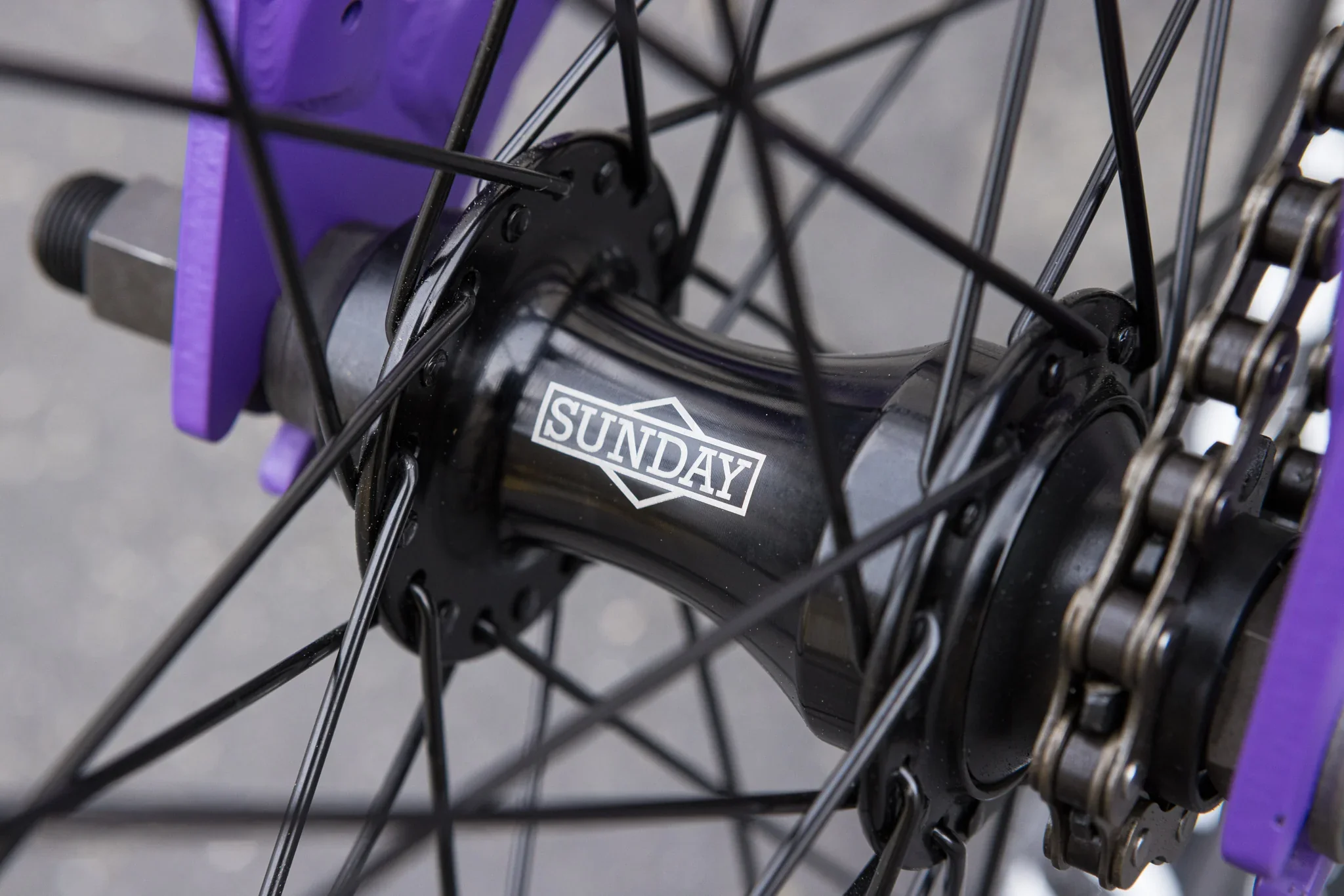 Sunday Forecaster (Csst) 20.75″ Complete BMX Bike - Matte Grape Soda - Image 10