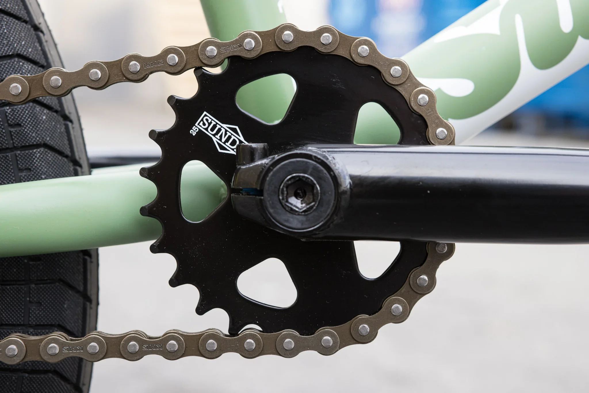 Sunday Forecaster (FC) Brett Silva Signature 20.75″ Complete BMX Bike - Matte Sage Green - Image 11