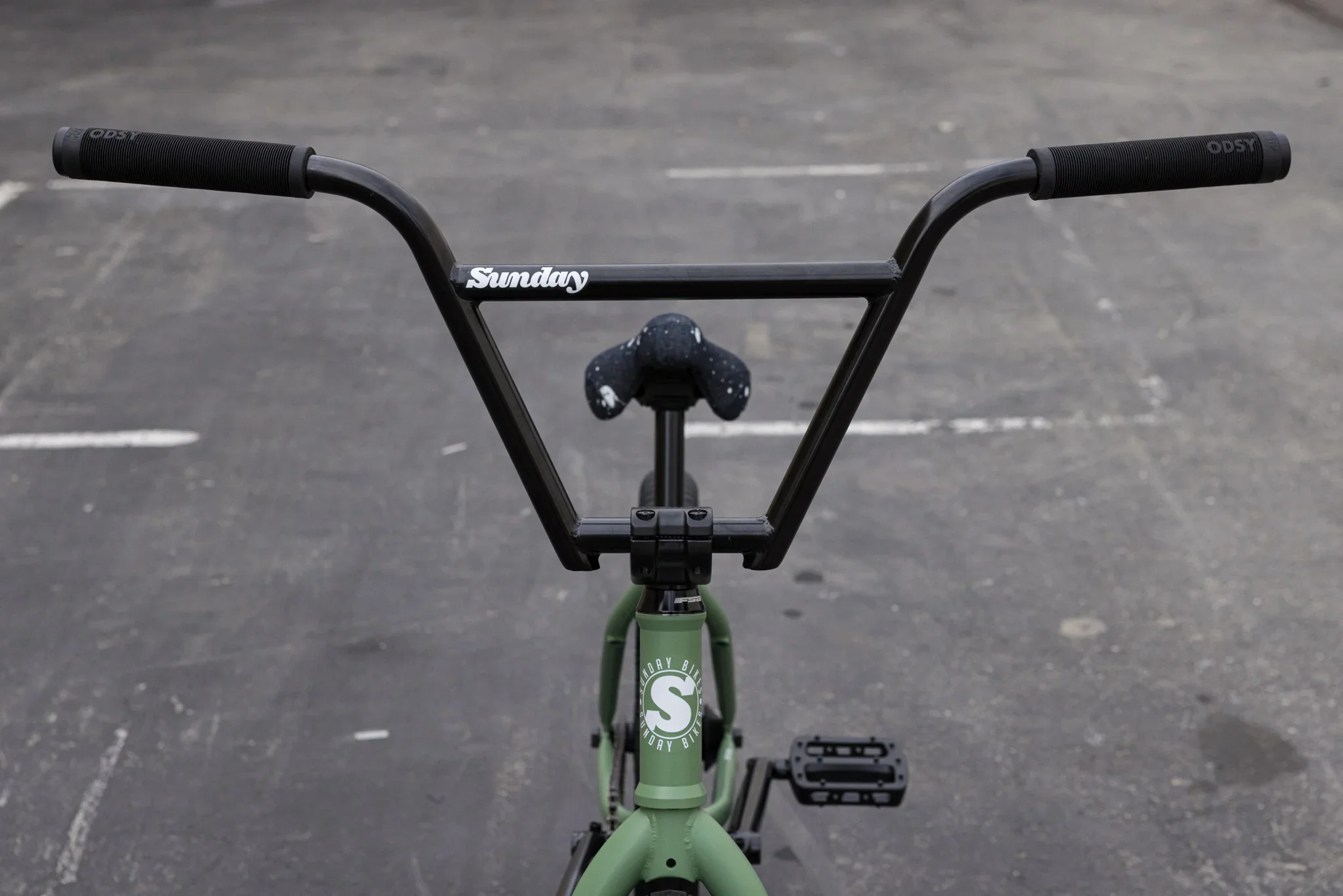 Sunday Forecaster (FC) Brett Silva Signature 20.75″ Complete BMX Bike - Matte Sage Green - Image 3