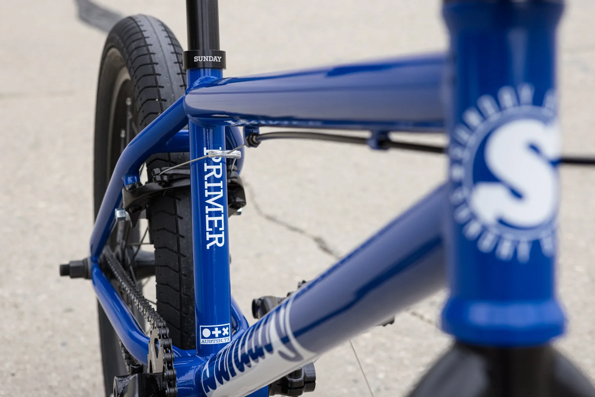 Sunday Primer 20″ Complete BMX Bike - Gloss Sunday Blue - Image 9
