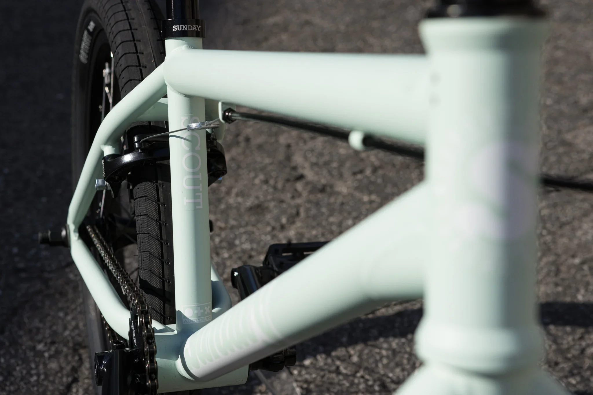 Sunday Scout 20.75″ Complete BMX Bike - Matte Cool Mint - Image 8