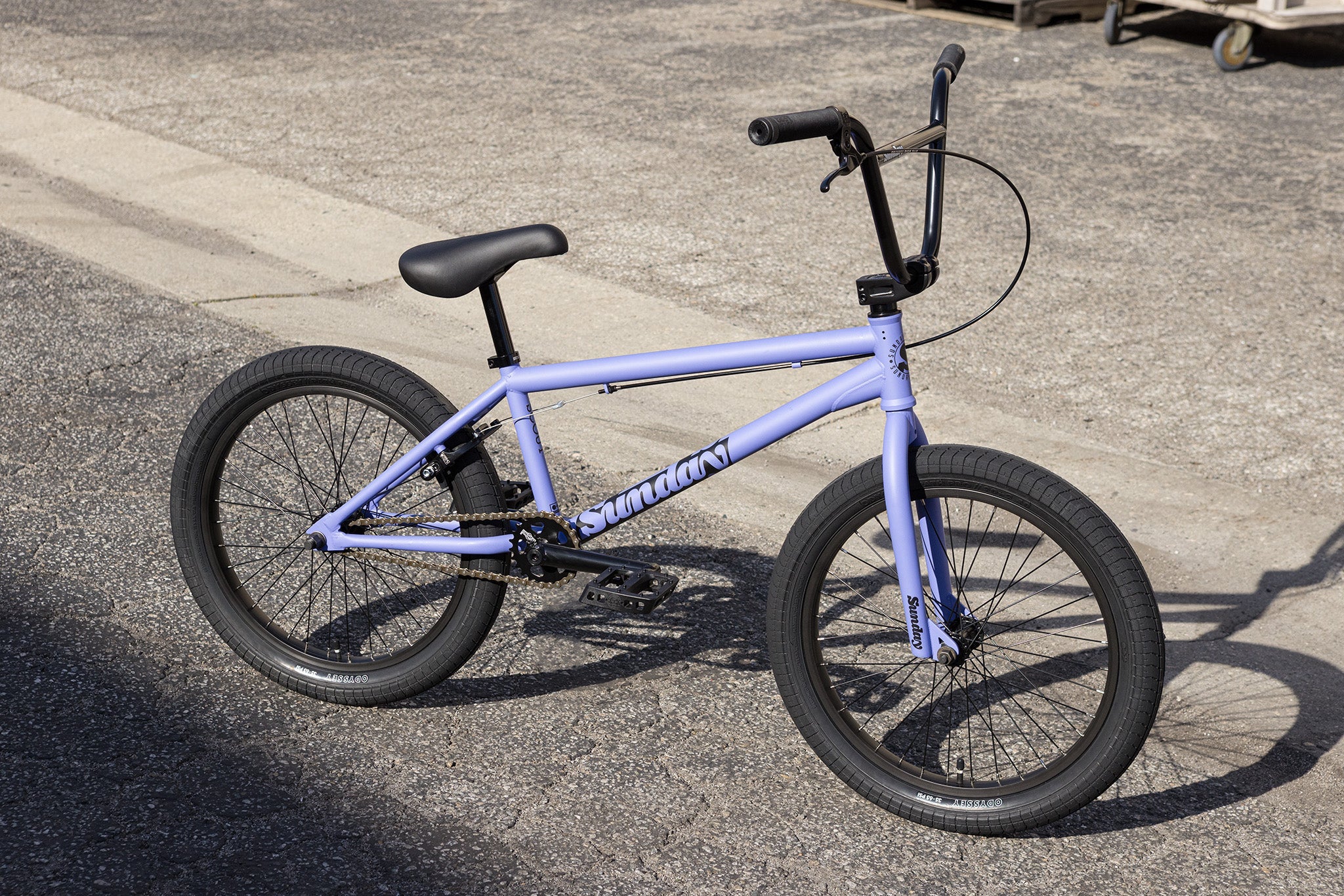 Sunday Scout 21″ Complete BMX Bike - Matte Blue Lavender - Image 2