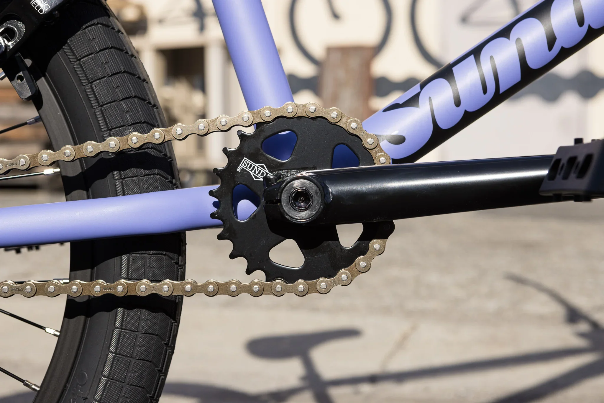 Sunday Scout 21″ Complete BMX Bike - Matte Blue Lavender - Image 9