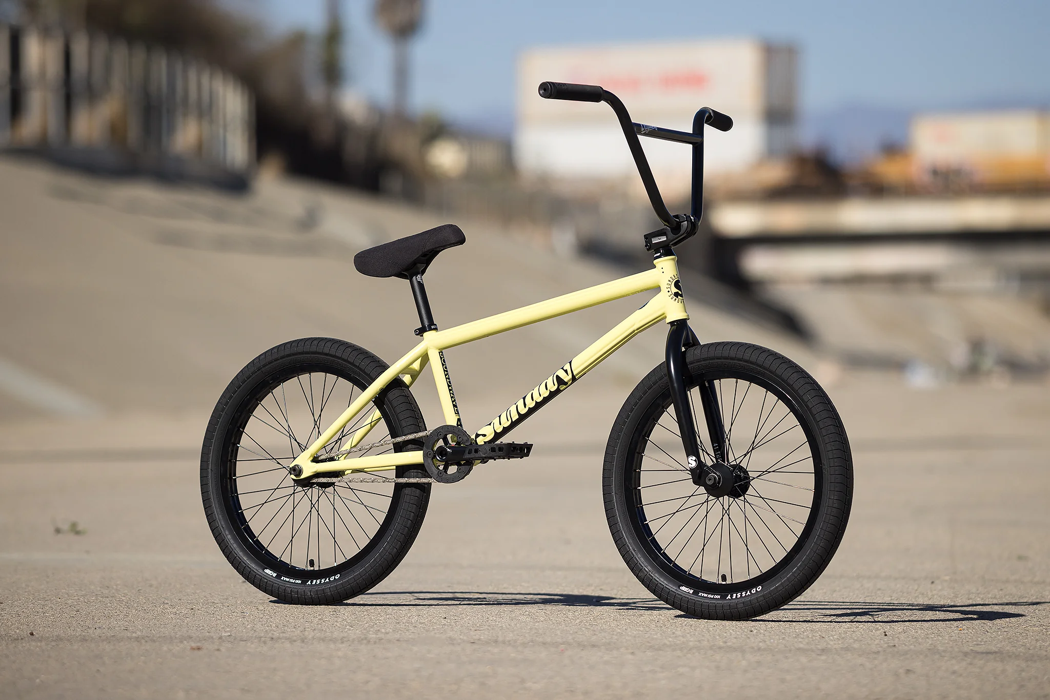 Sunday Soundwave Special (FC) 21″ Complete BMX Bike - Gloss Notepad Yellow (LHD) - Image 3