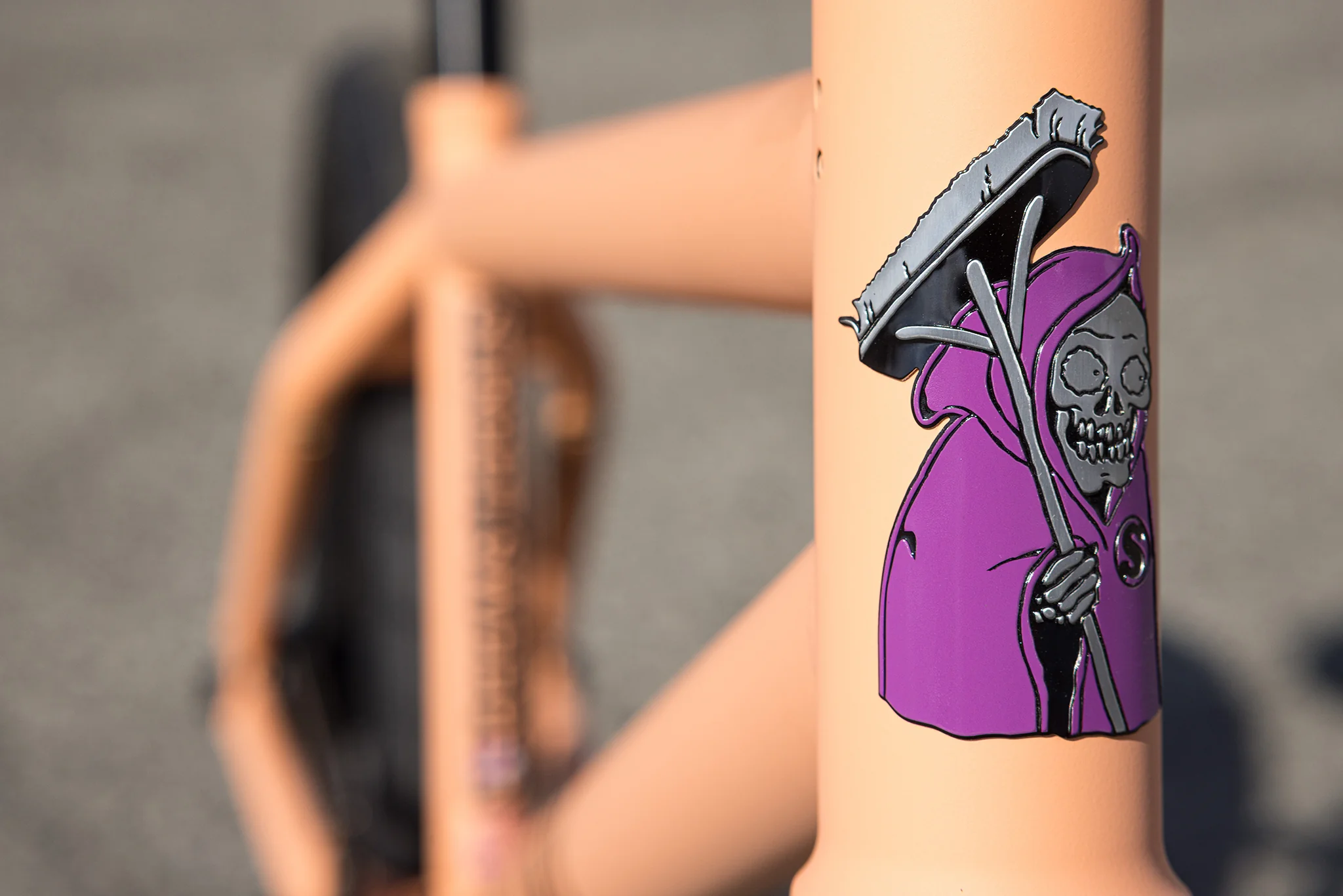 Sunday Street Sweeper (FC) Jake Seeley Signature 20.75″ Complete BMX Bike - Matte Peach (RHD) - Image 5