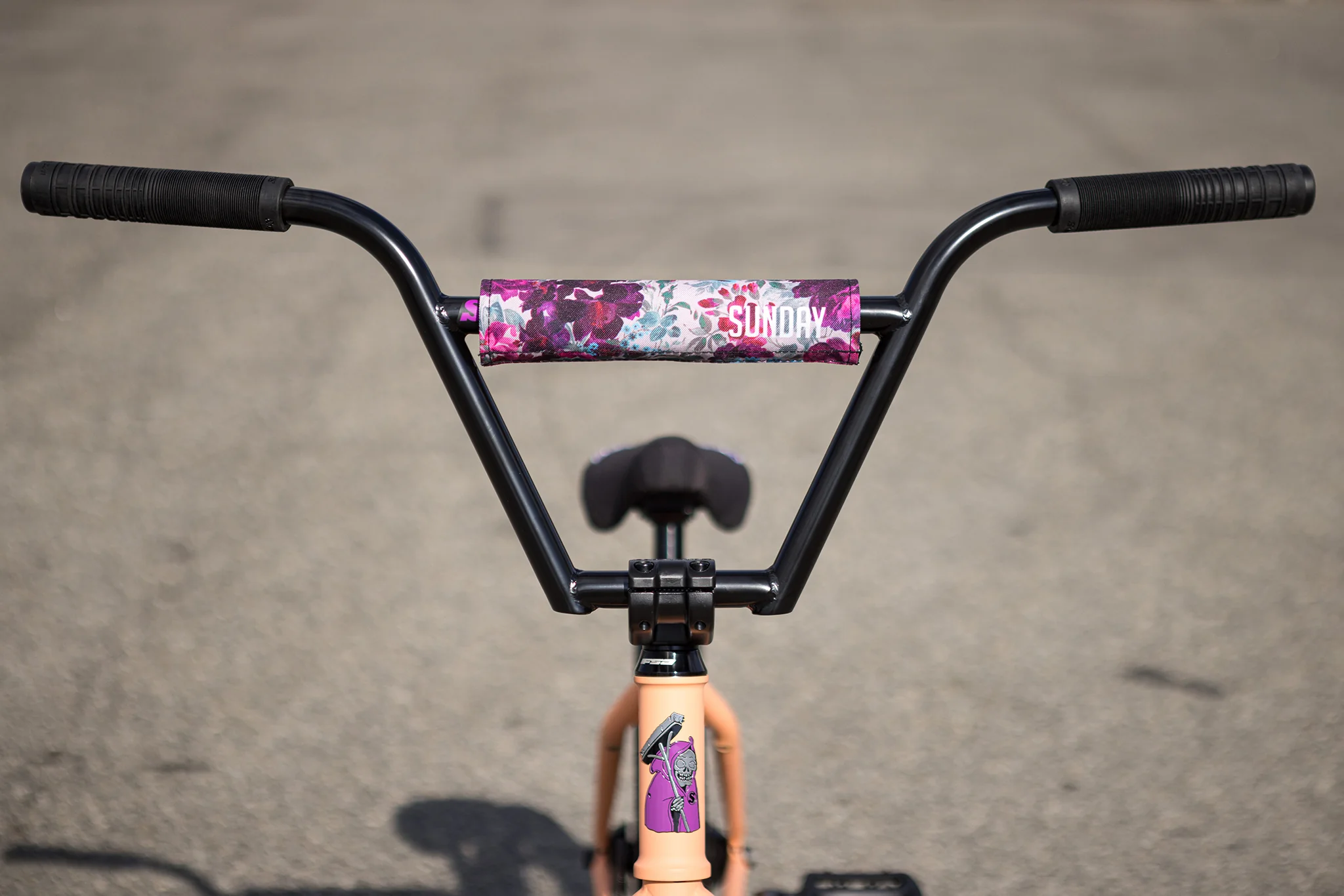 Sunday Street Sweeper (FC) Jake Seeley Signature 20.75″ Complete BMX Bike - Matte Peach (RHD) - Image 6