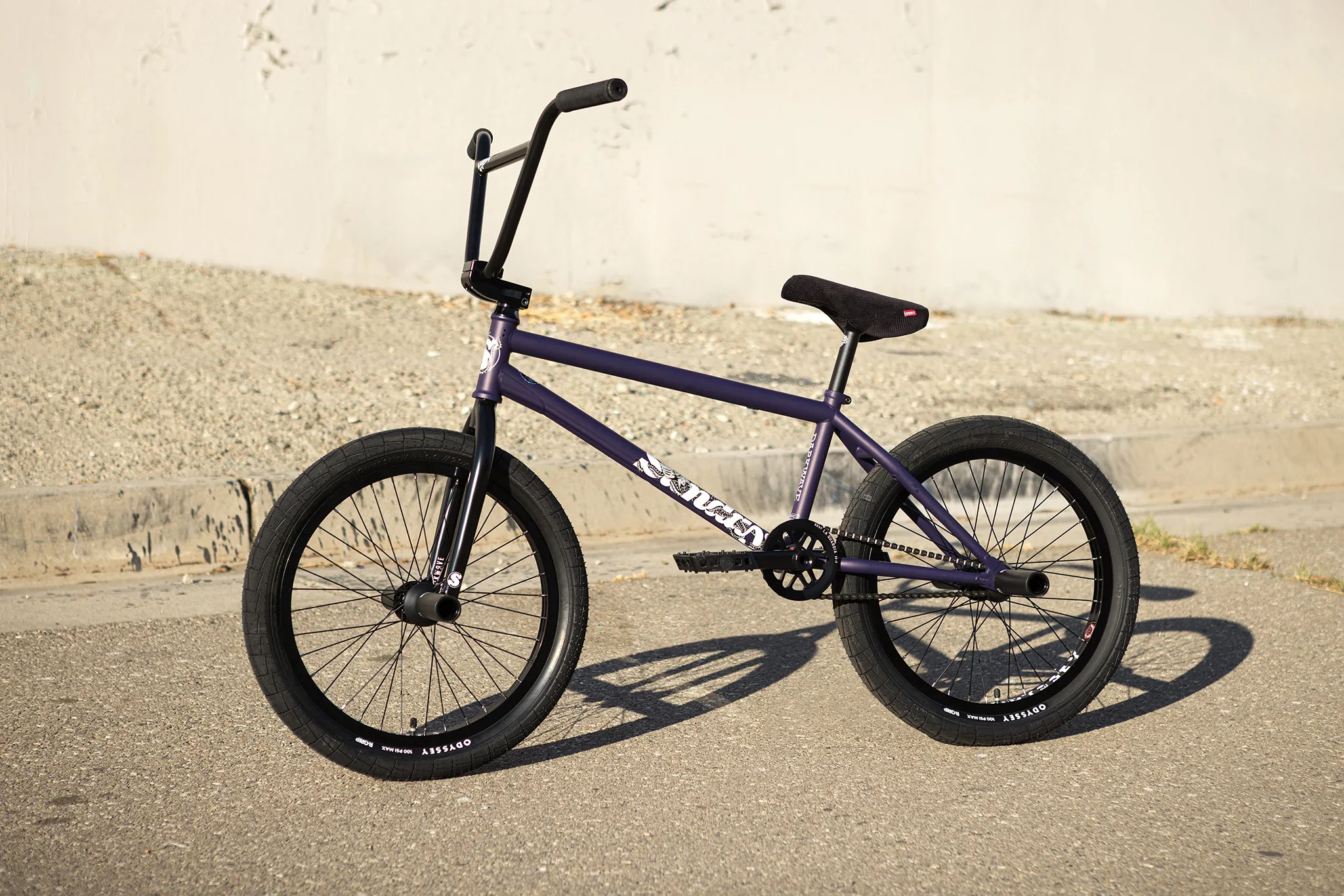 Sunday Darkwave Broc Raiford Authentic 21″ RHD Complete BMX - Matte Midnight Purple - Image 2