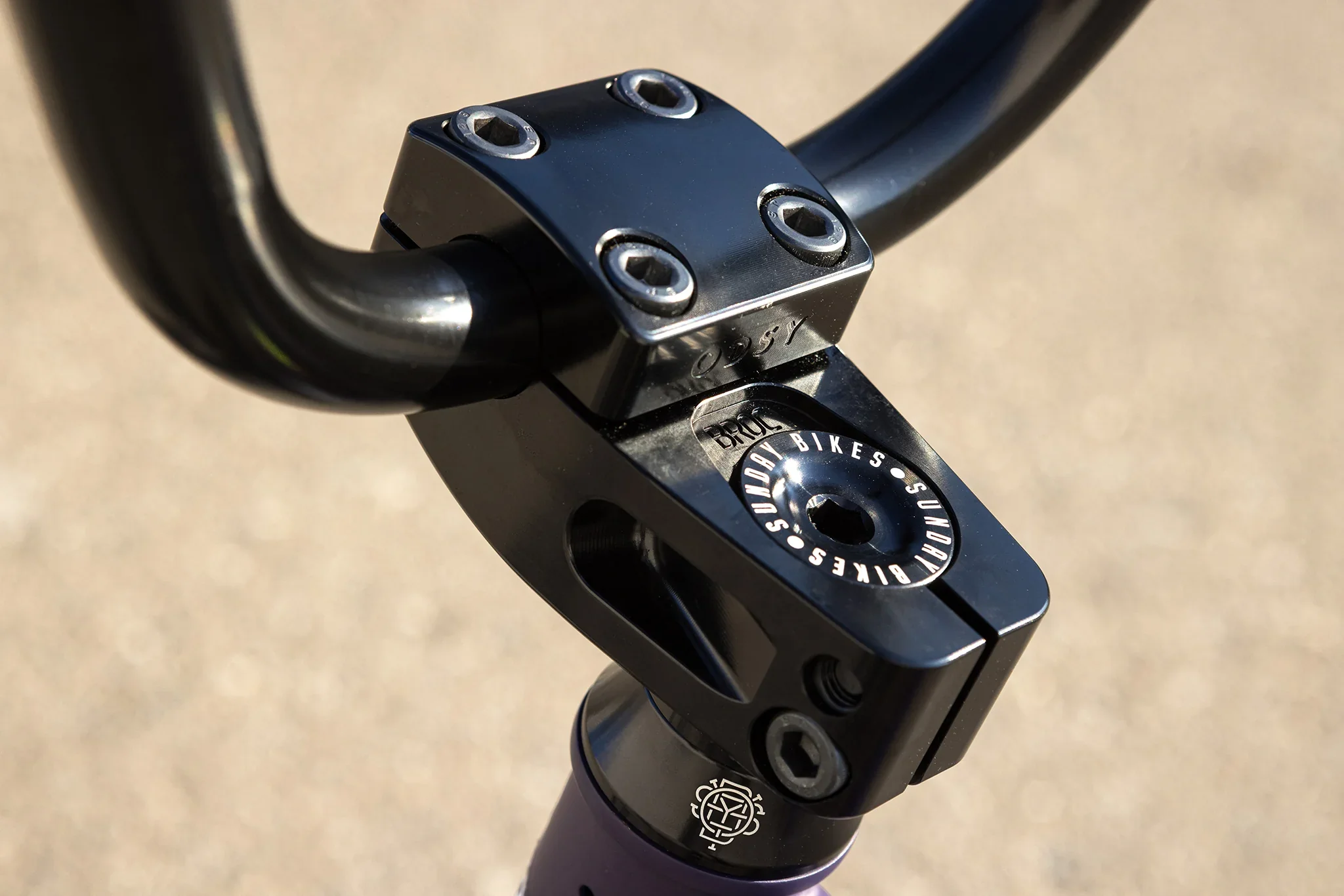 Sunday Darkwave Broc Raiford Authentic 21″ RHD Complete BMX - Matte Midnight Purple - Image 5
