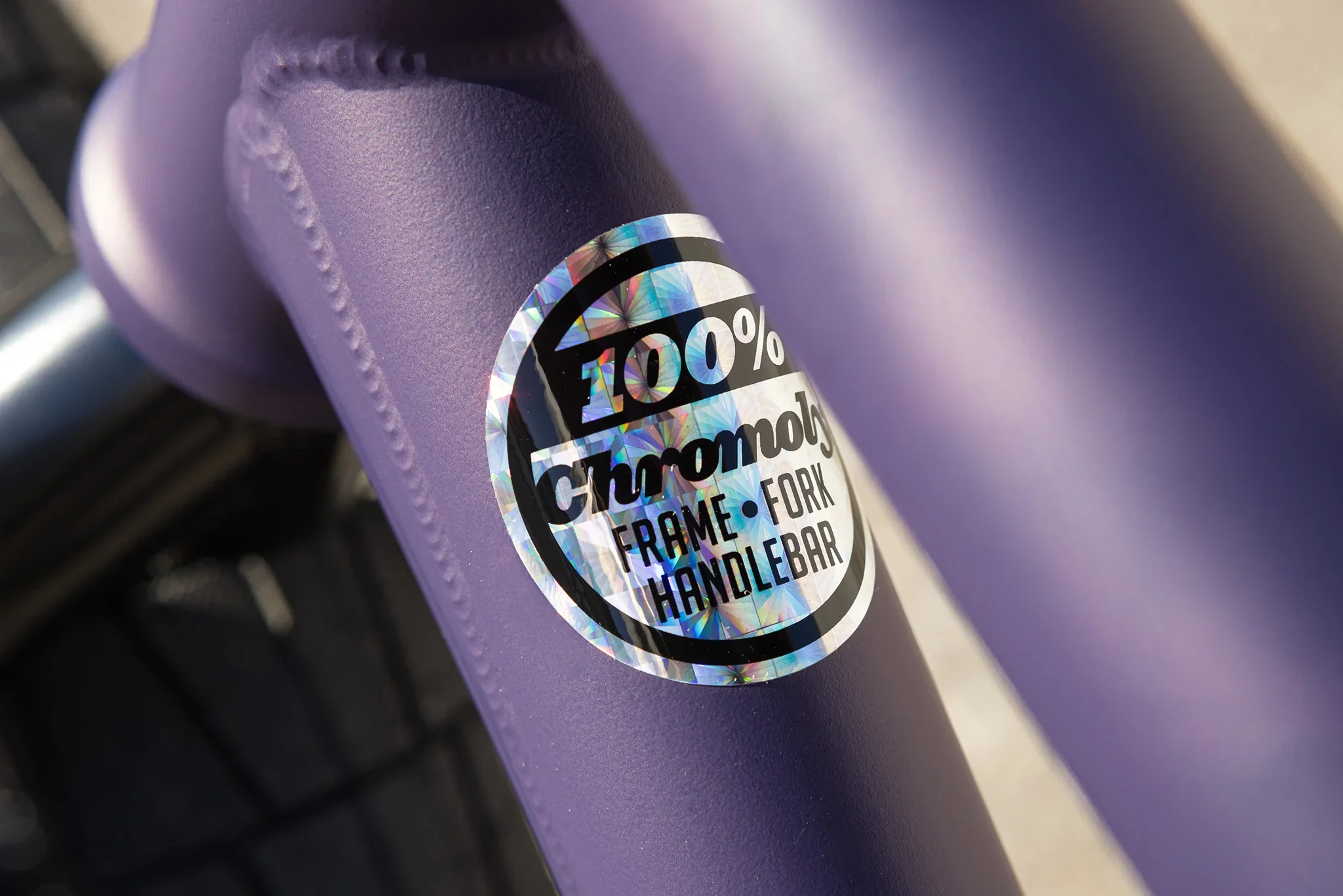 Sunday Darkwave Broc Raiford Authentic 21″ RHD Complete BMX - Matte Midnight Purple - Image 9
