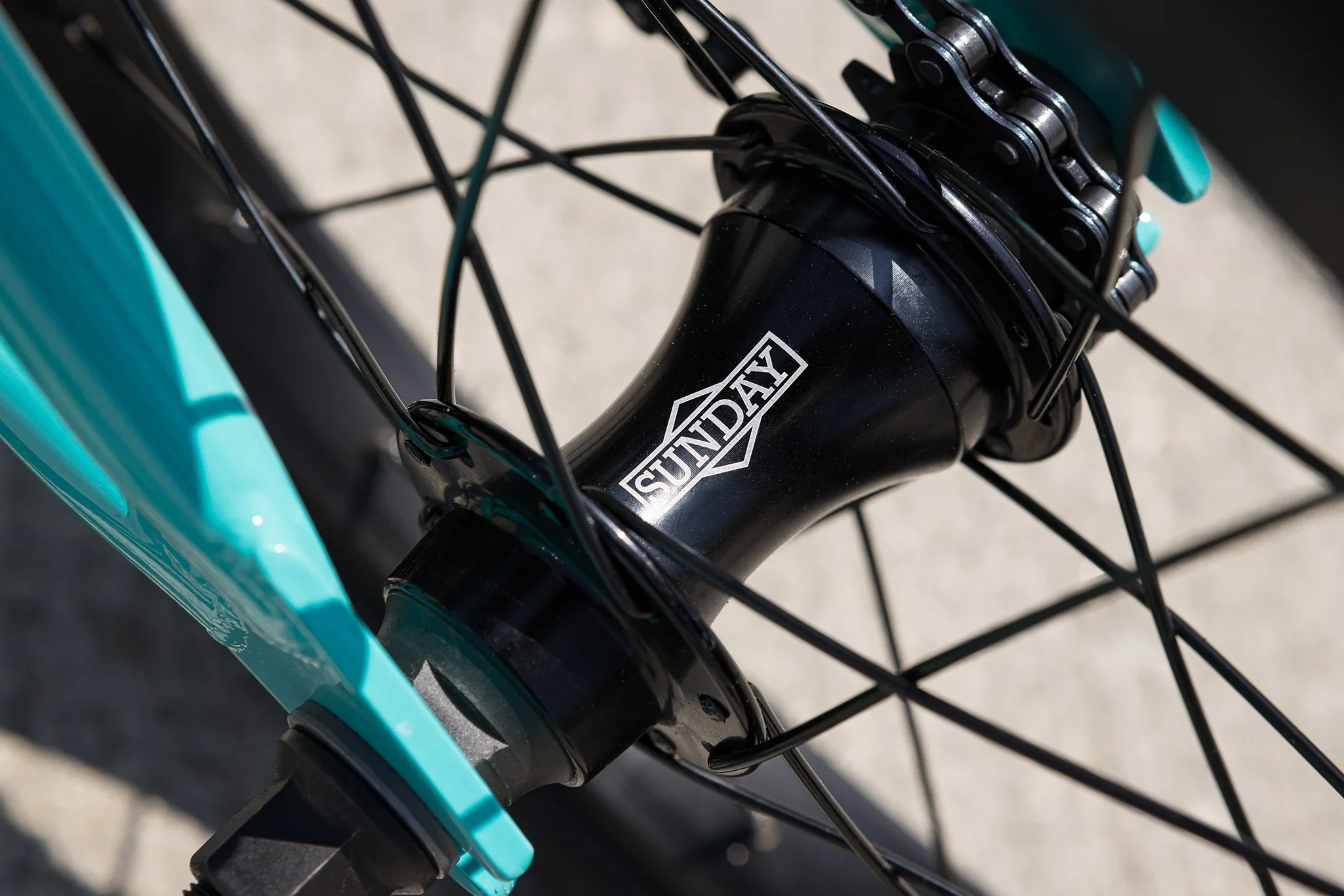 Sunday Primer 16″ Complete BMX Bike - Gloss Turquoise - Image 13