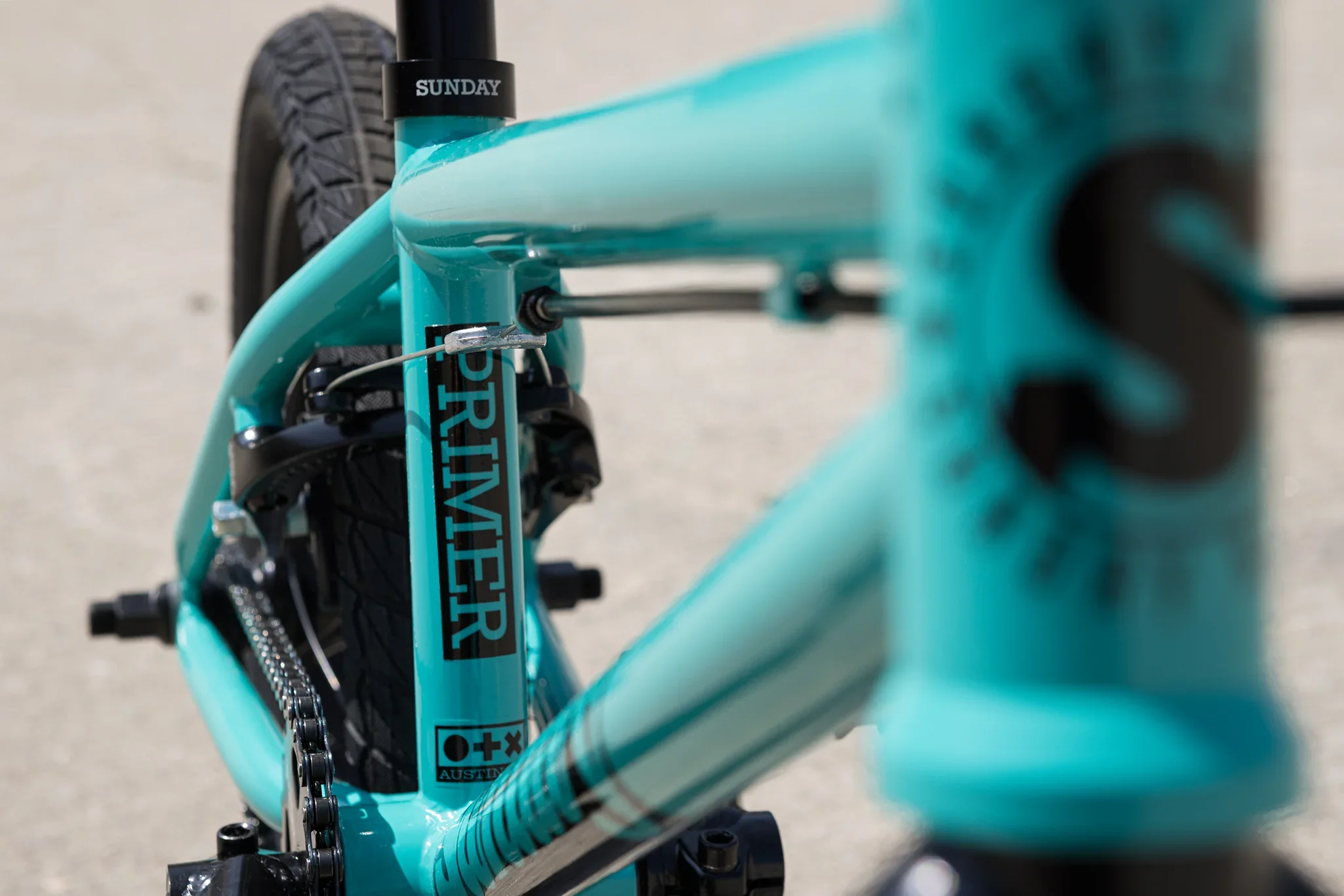 Sunday Primer 16″ Complete BMX Bike - Gloss Turquoise - Image 2