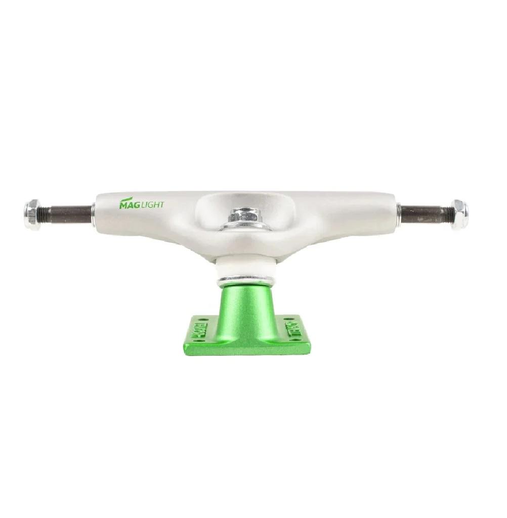 Tensor Trucks Mag Light 5.25" - Silver/Green (Set of 2)
