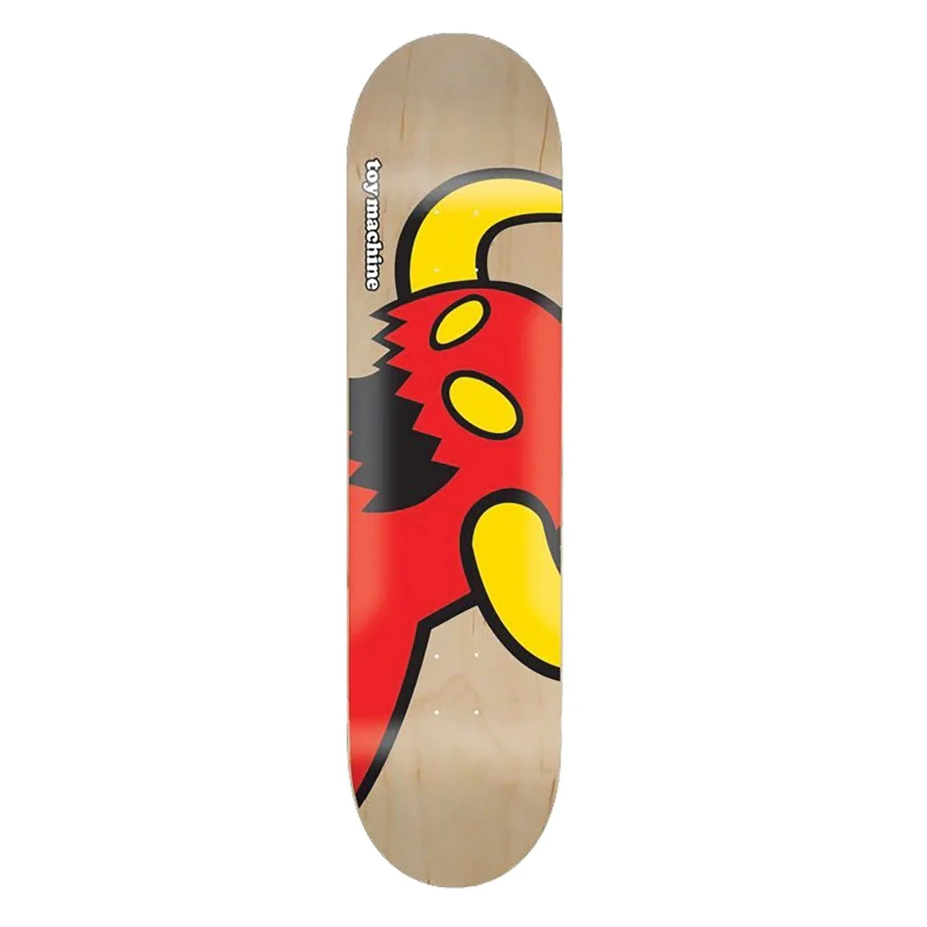 Toy Machine Vice Monster Skateboard Deck - 7.5" Natural