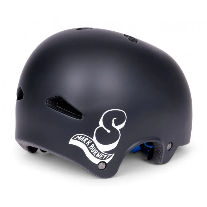 TSC BMX FeatherWeight In-Mold Helmet Burnett Signature - Matte Black (SM/MD) - Image 2