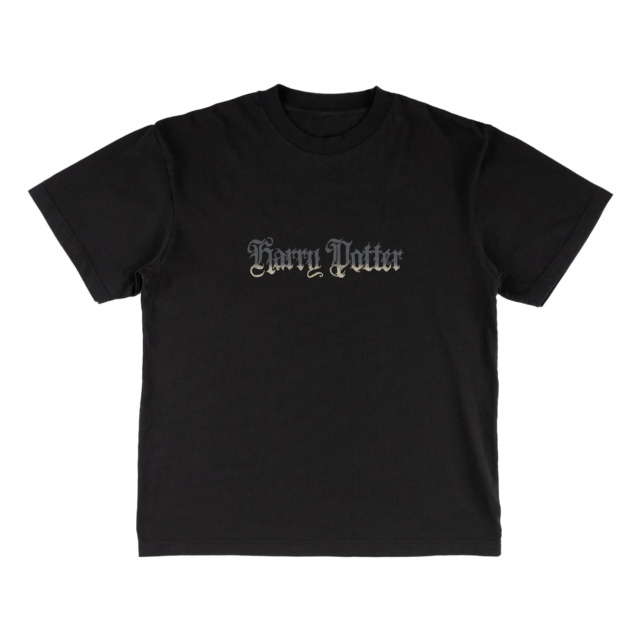 Welcome x Harry Potter Thestral Boxy Garment-Dyed Tee - Black