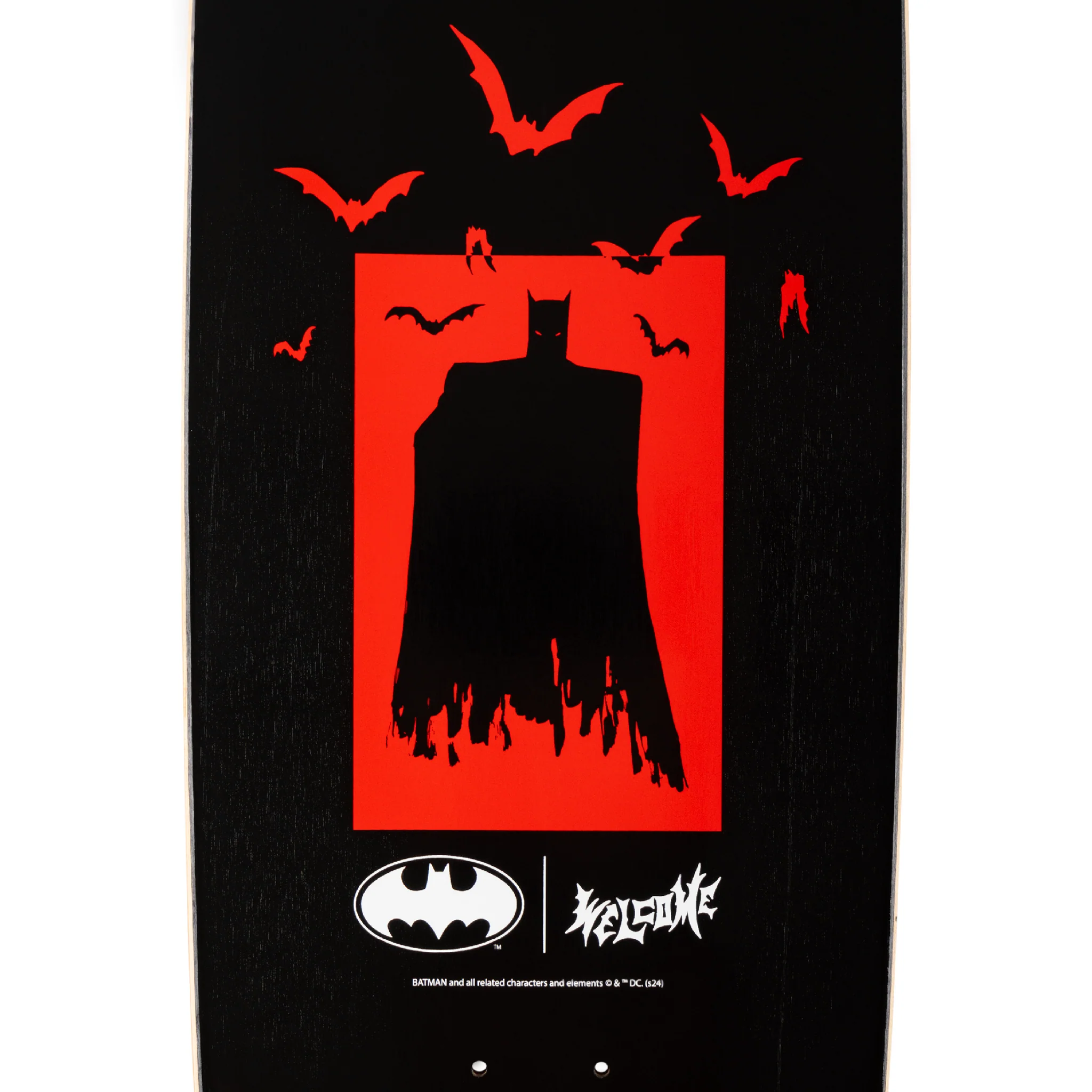 Welcome x Batman Bat Flames on Boline 2.0 Deck - 9.5″ Black - Image 4