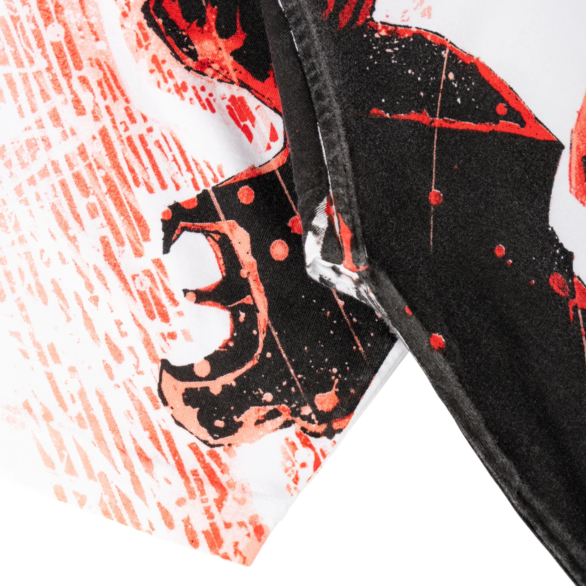 Welcome x Batman Gargoyle All-Over Print Boxy Knit Tee - White - Image 4