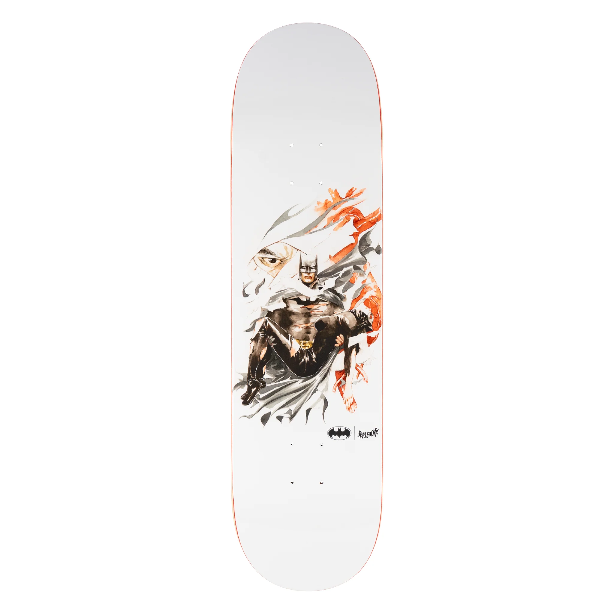 Welcome x Batman Heart of Hush on Popsicle Deck - 8.5″ Bone White