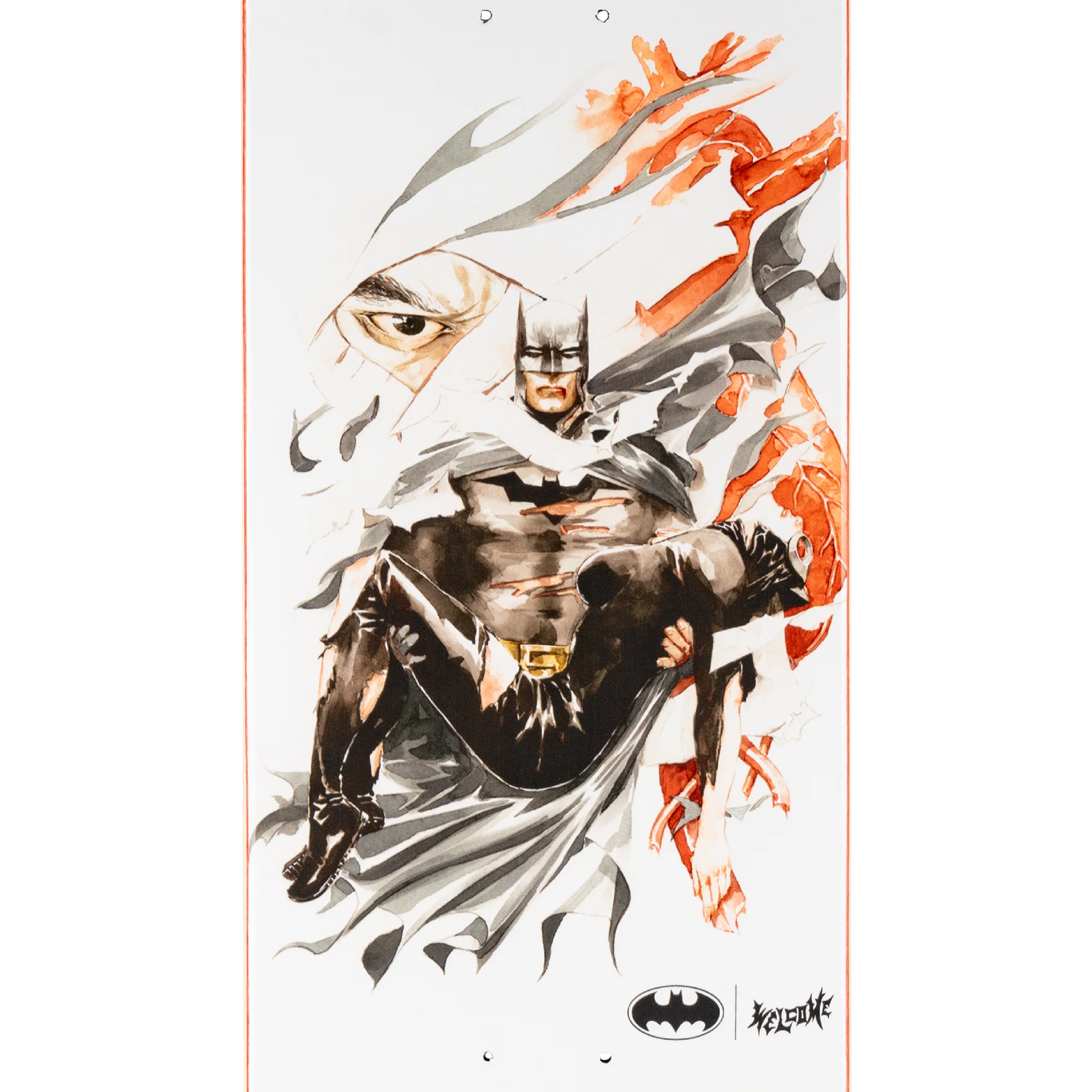 Welcome x Batman Heart of Hush on Popsicle Deck - 8.5″ Bone White - Image 2