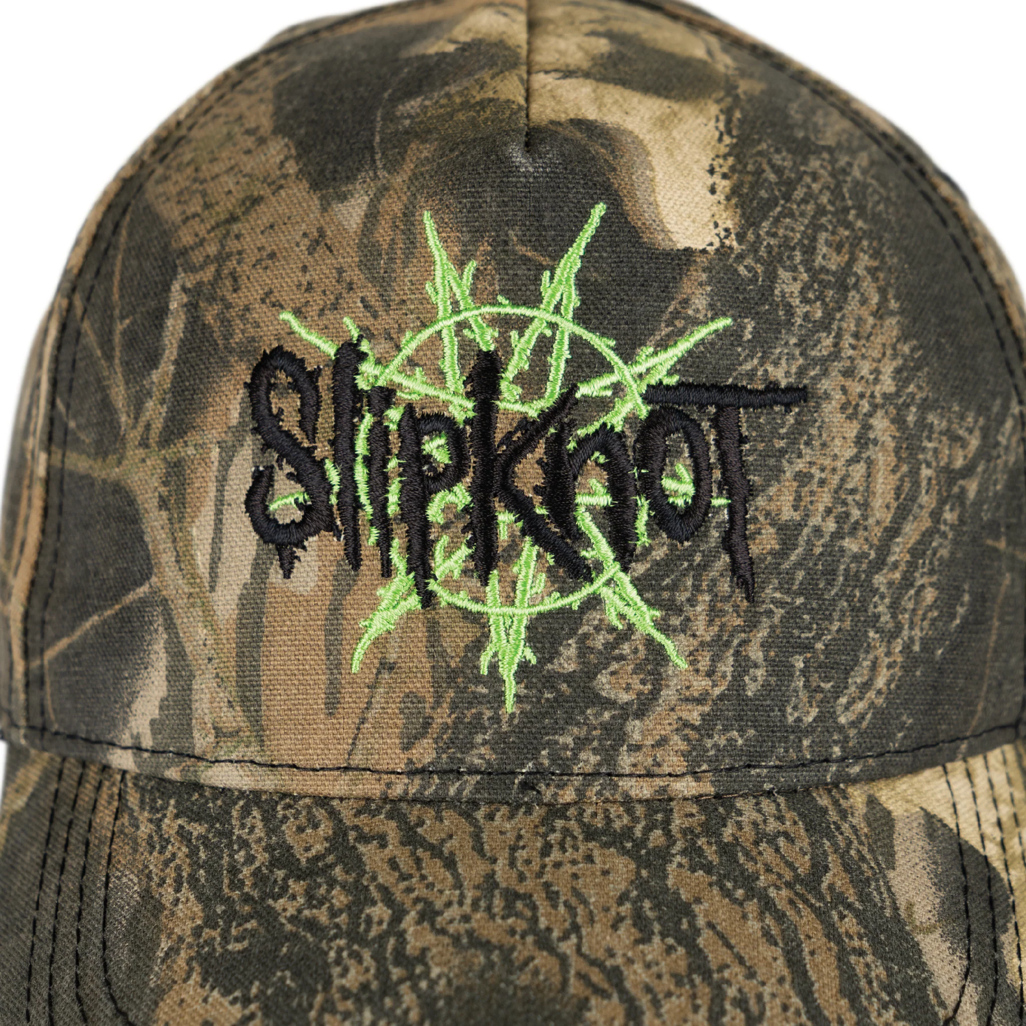 Welcome x Slipknot Nonagram Embroidered Hat - Camo - Image 3
