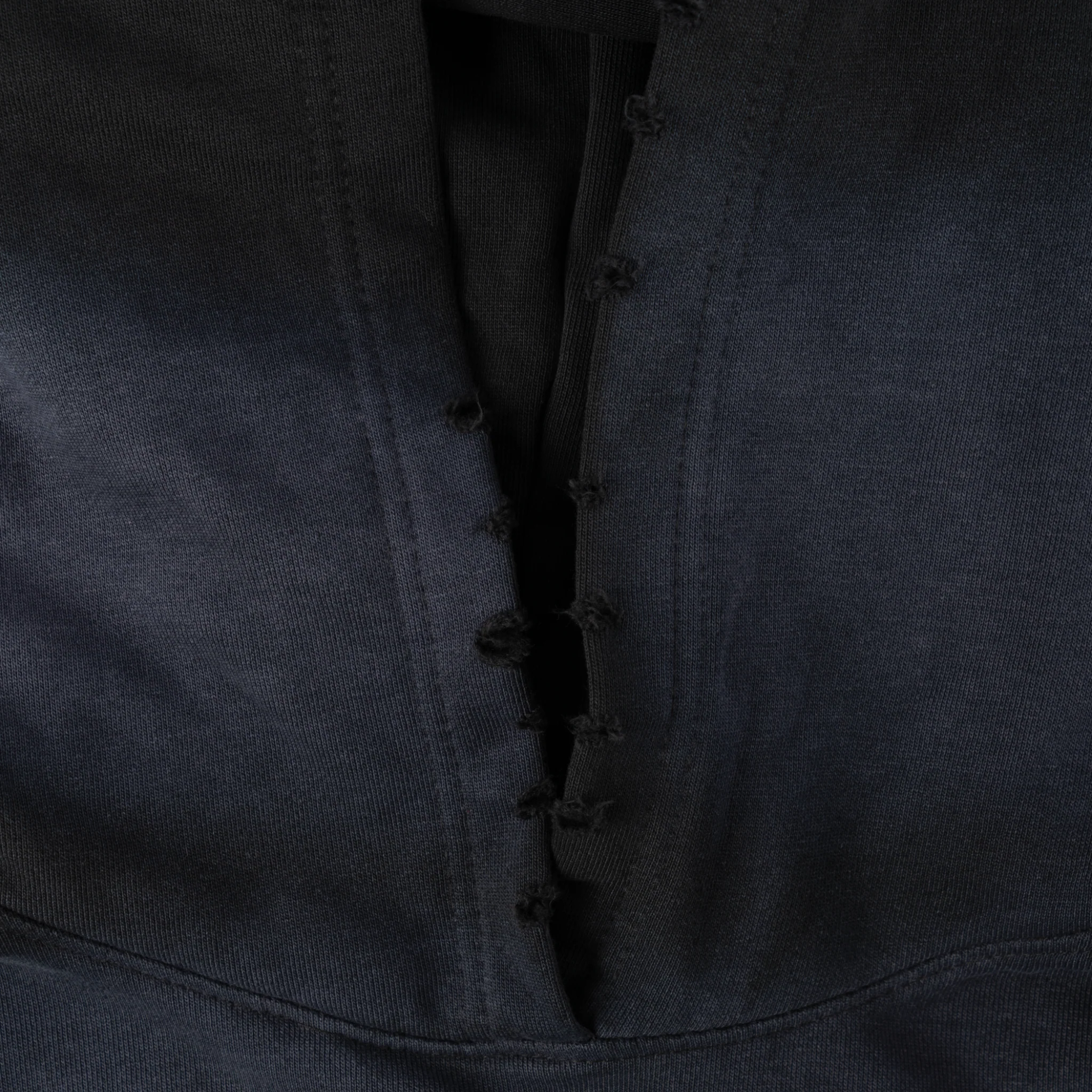 Welcome x Slipknot Ravenous Distressed Sun Fade Hoodie - Black Fade - Image 7