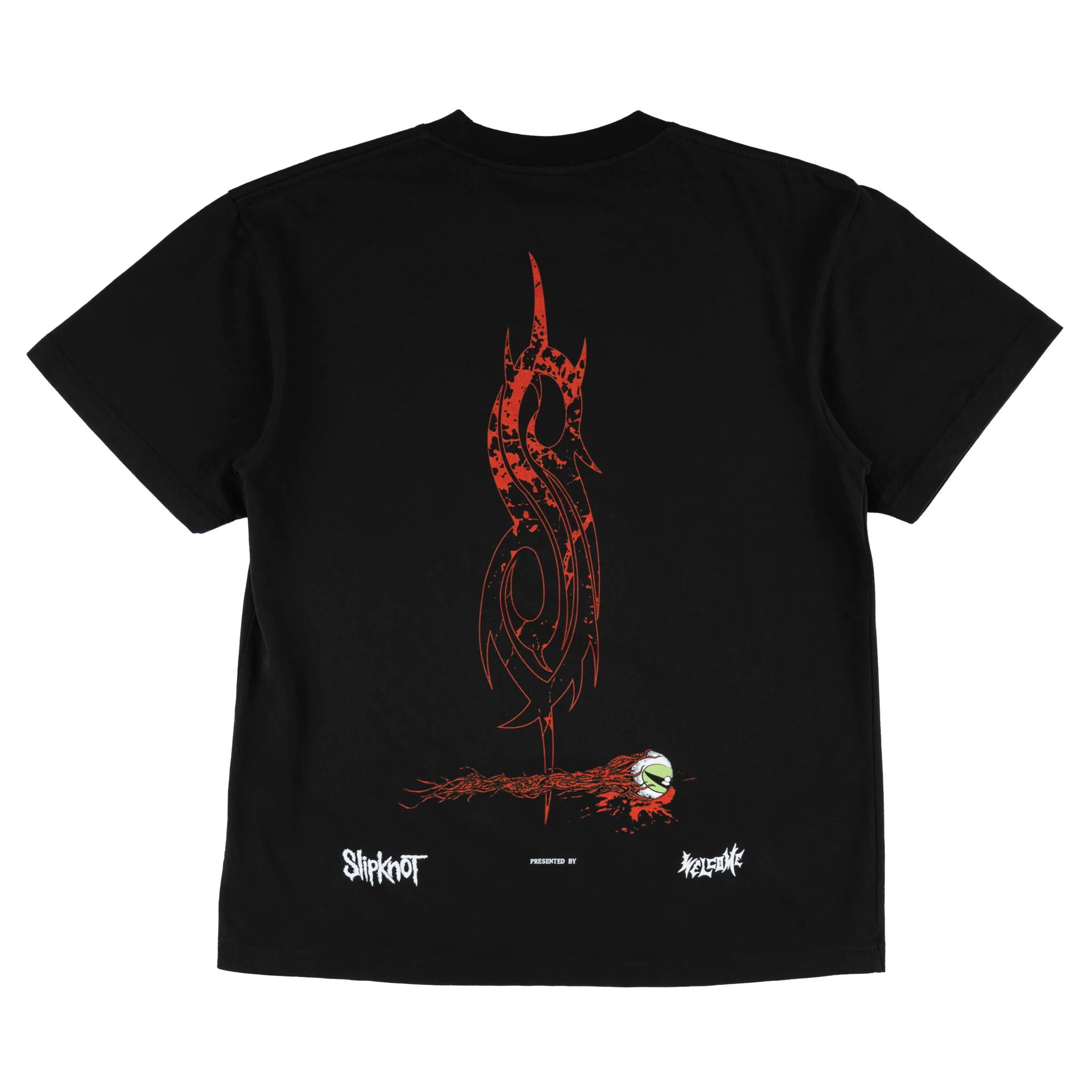 Welcome x Slipknot Spit It Out Boxy Garment-Dyed Tee - Black - Image 2