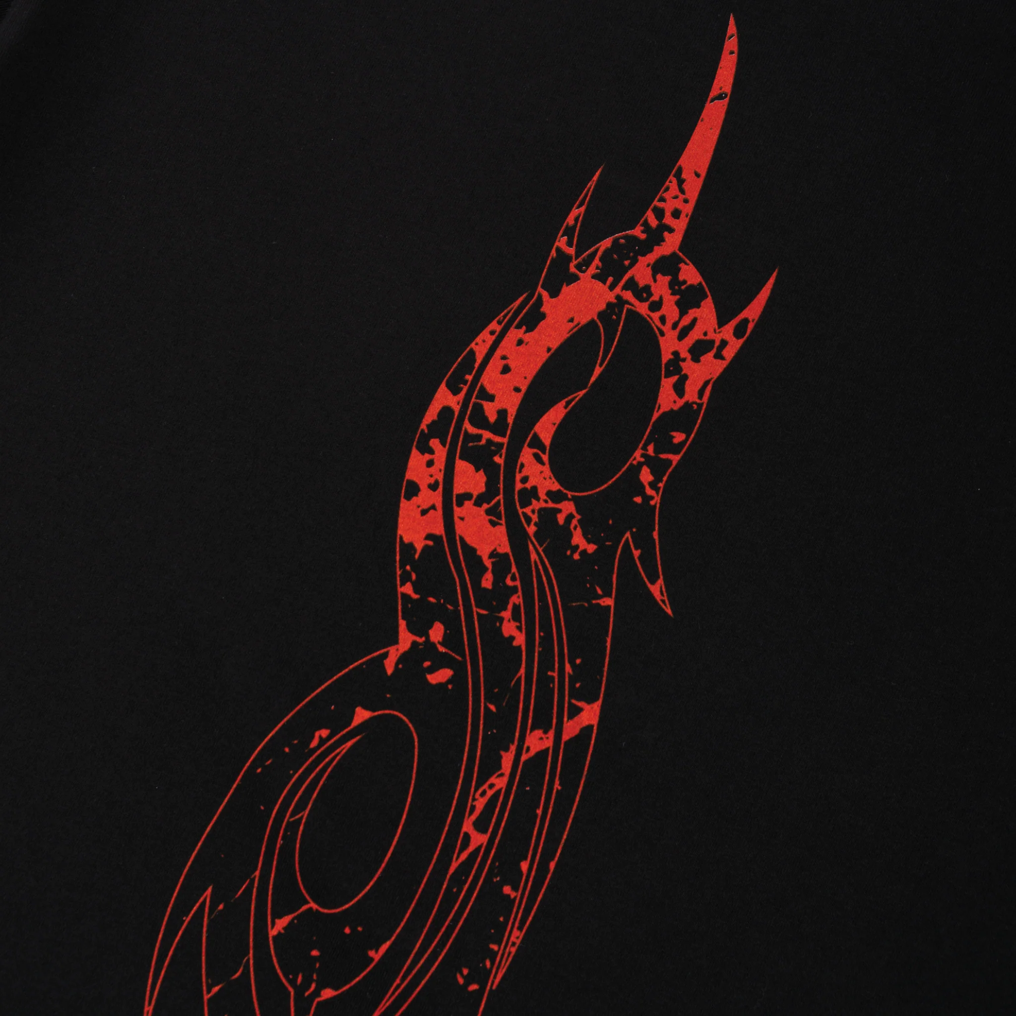Welcome x Slipknot Spit It Out Boxy Garment-Dyed Tee - Black - Image 6