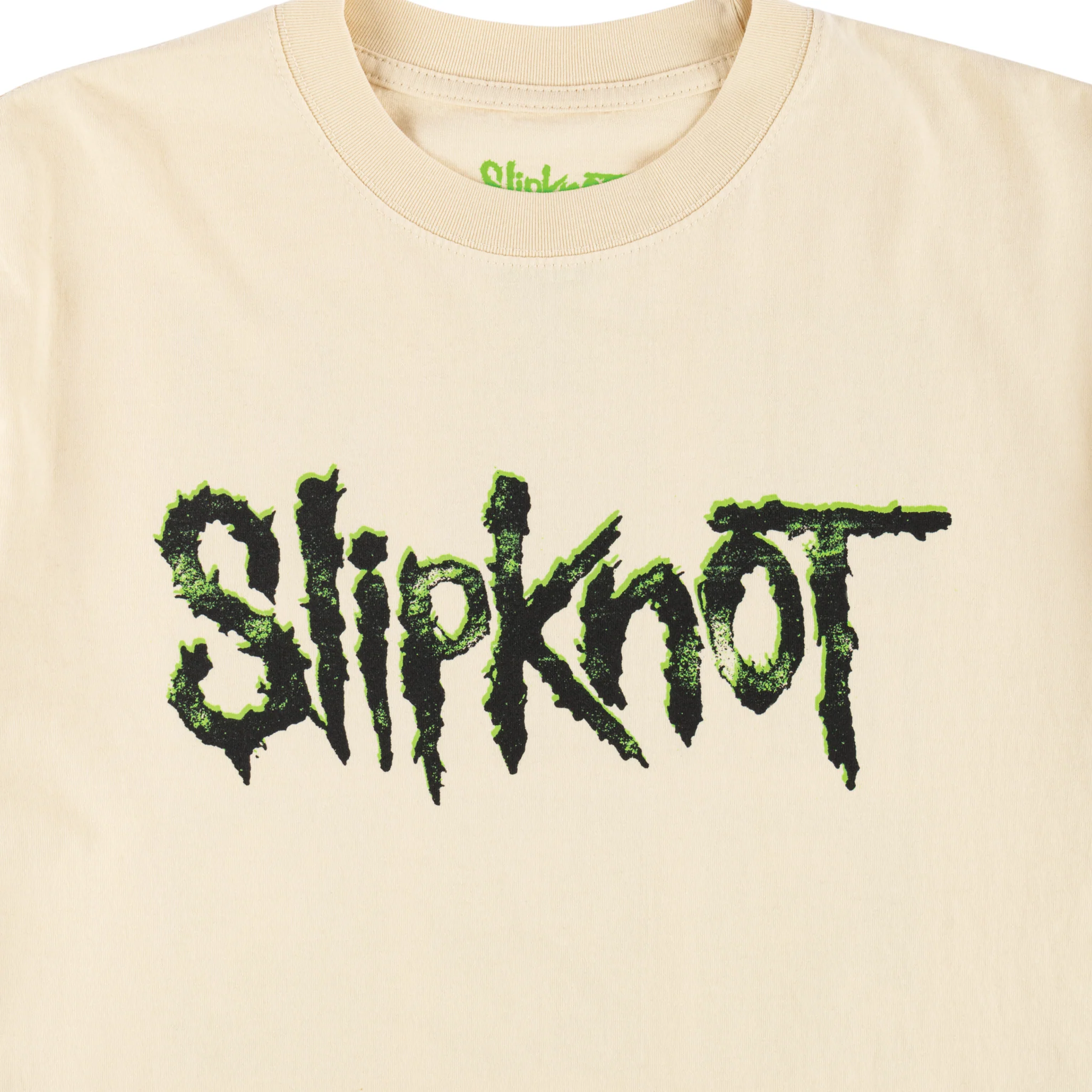 Welcome x Slipknot Tomorrow Boxy Garment-Dyed Tee - Bone - Image 3